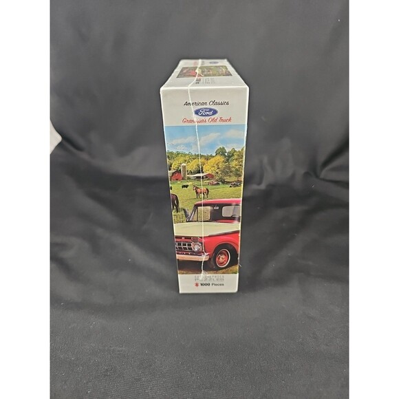 Jigsaw puzzle Vehicle Grandpas Old Ford Pickup Truck Farm Living 1000 piece NEW - Picture 4 of 5